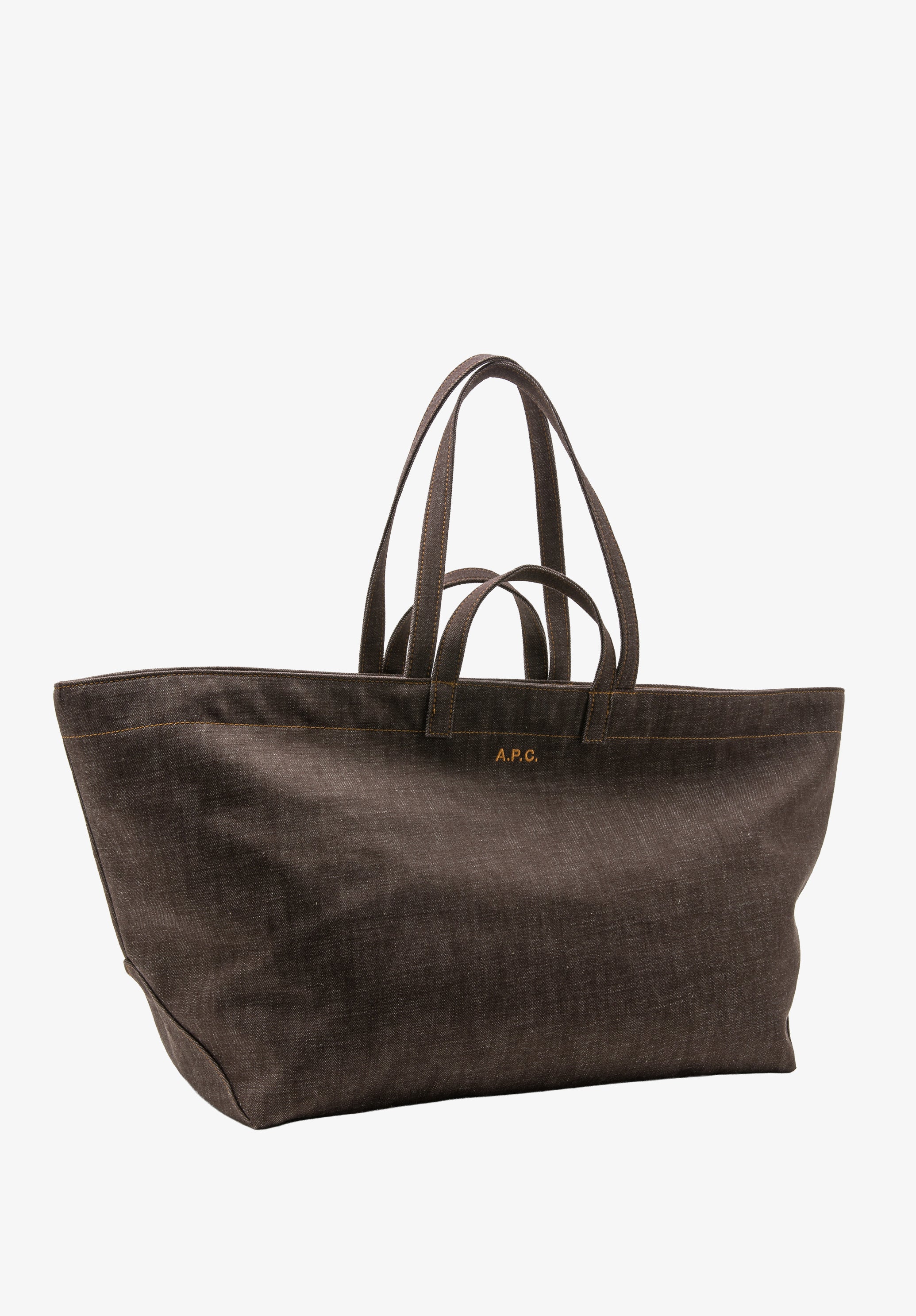 Sac Le Drummer Toile Small - Marron fonce