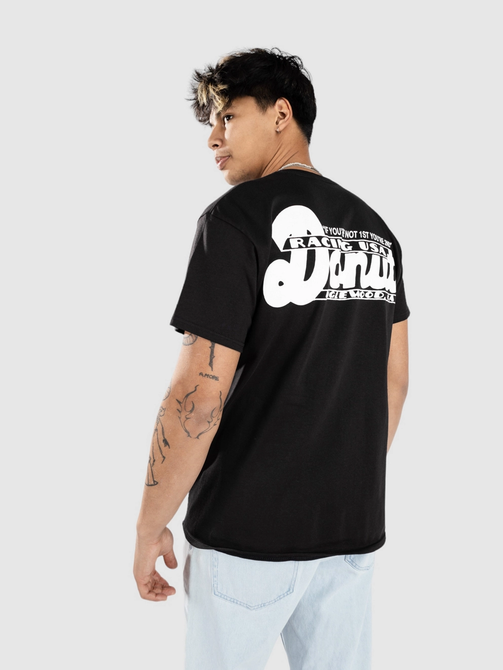 Donut Racing T-Shirt charcoal