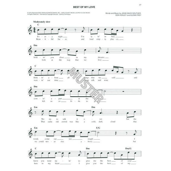 Hal Leonard Easy Classic Rock Fake Book