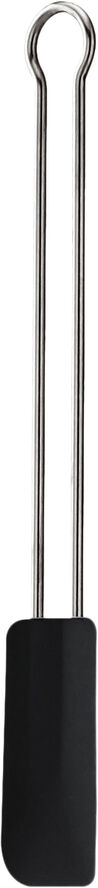 Rösle Spatel/dejskraber smal, stål/sort L20cm B2,75cm Stål, sort