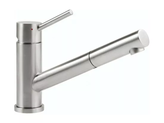 Robinet cuisine VILLEROY ET BOCH Como Shower acier massif
