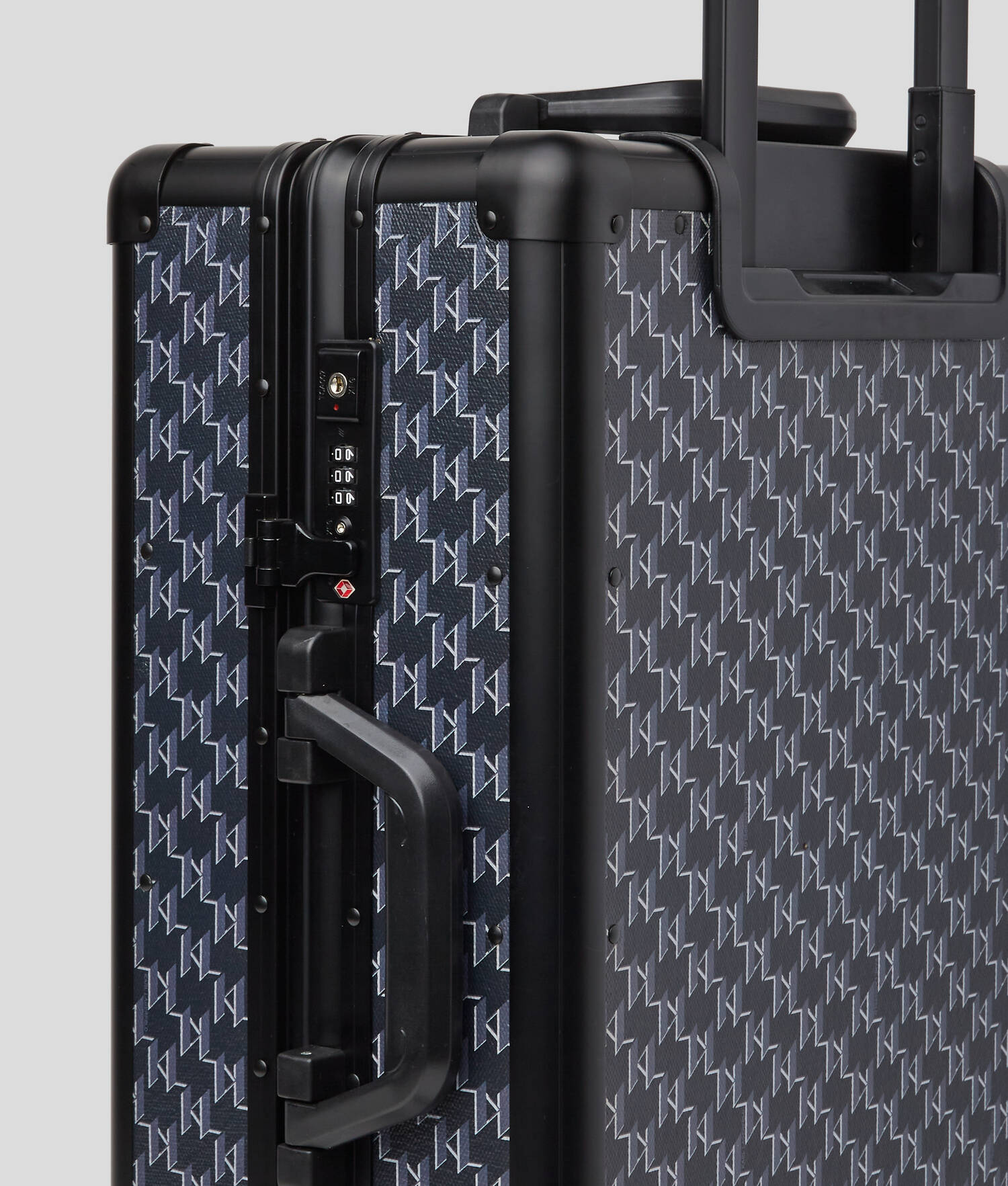VALISE À COQUE RIGIDE K/VOYAGE - Monogramme bleu marine
