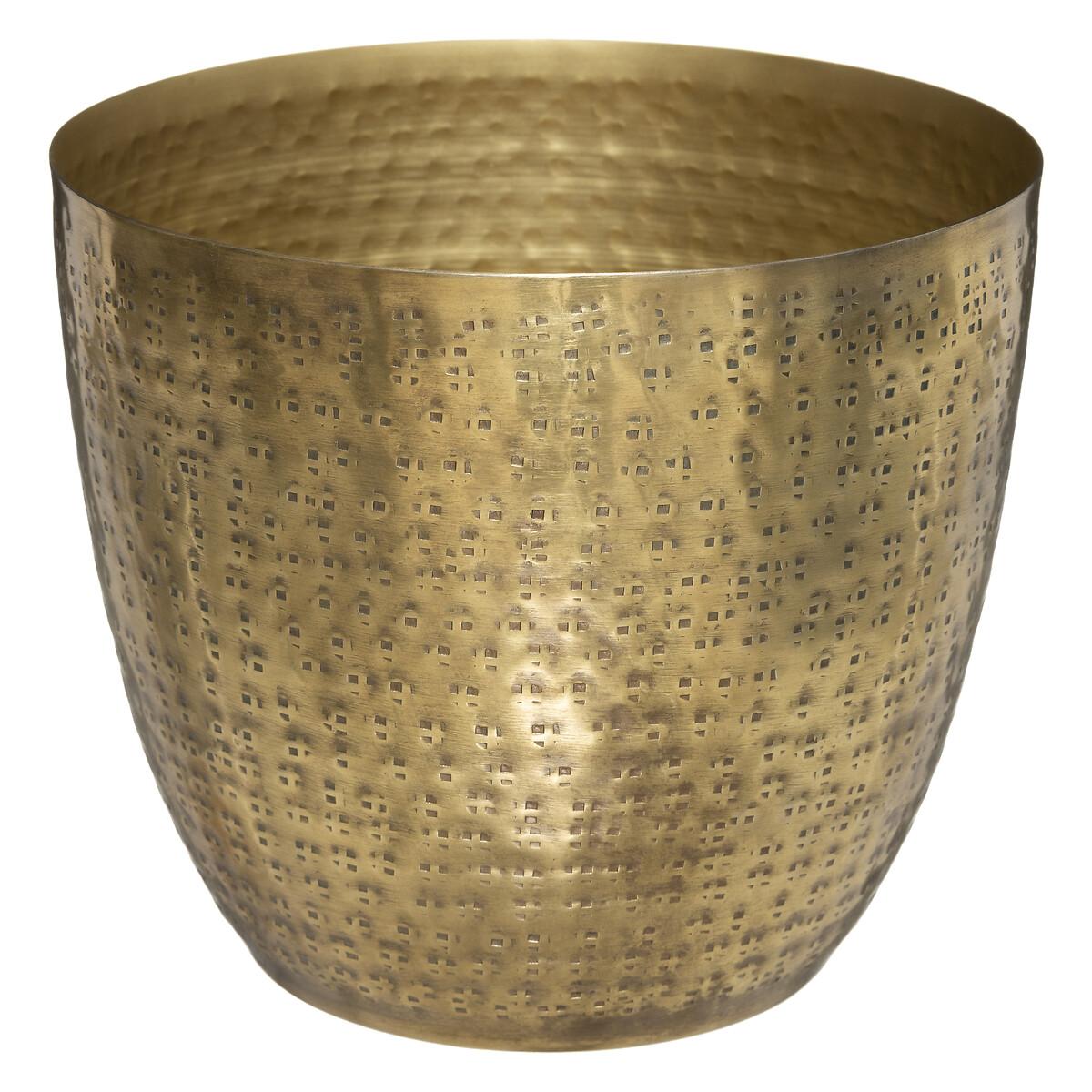 CACHEPOT METAL OASIS D.18CM