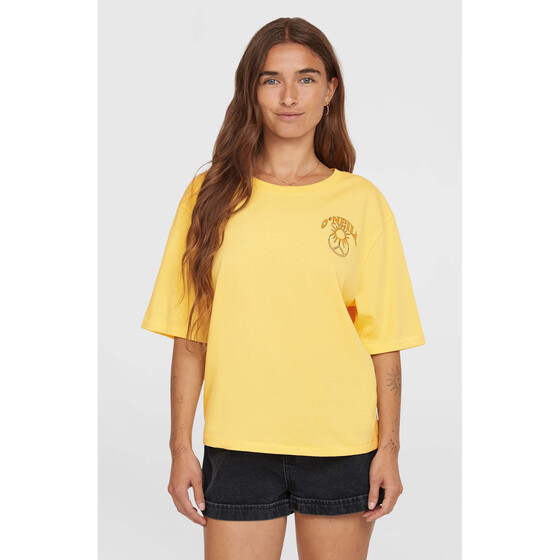 O'Neill Summer Musthaves Back Print T-Shirt Tender Buttercup Damen SU25