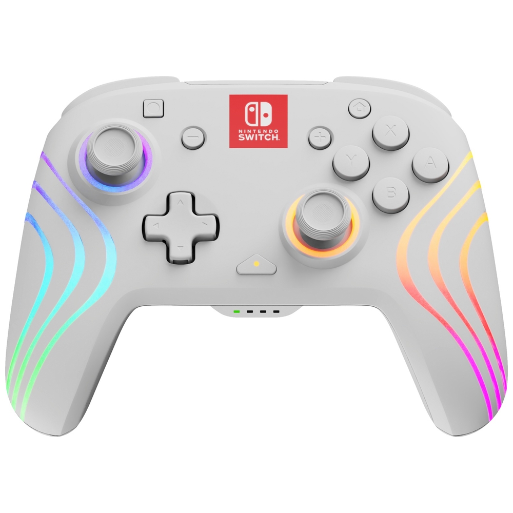PDP Gaming Nintendo Switch Afterglow™ Wave Wireless-Controller – Weiß