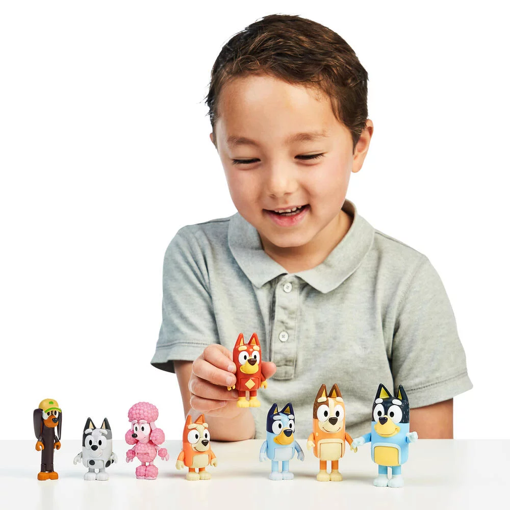 BLUEY - 8 FIGURINES