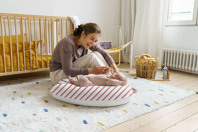 Doomoo  Amme- & Gravidpute Polka, Creme