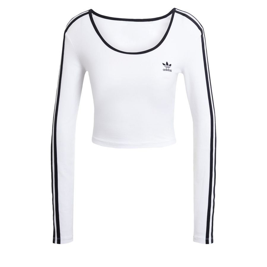 Adidas Original T-shirt court manches longues Adicolor 3 bandes