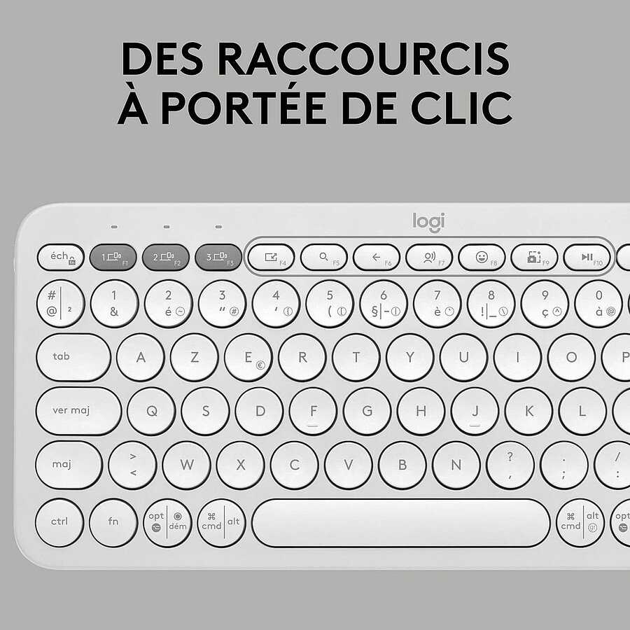 Logitech Pebble Keys 2 K380s - Blanc