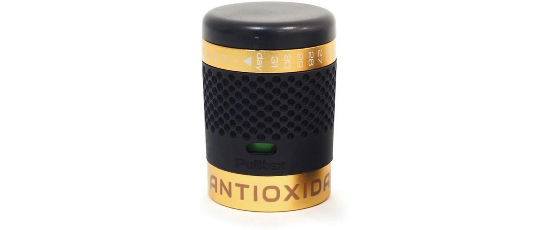 Sekt- und Champagnerverschluss AntiOx Gold/SchwarzSektverschluss
