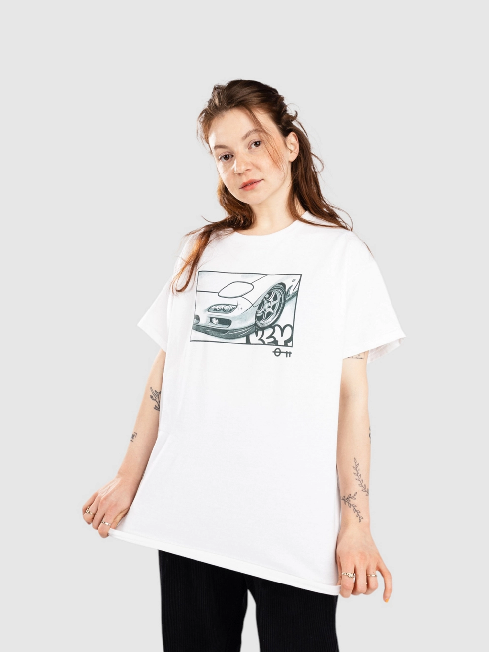Key Street Halftone T-Shirt white