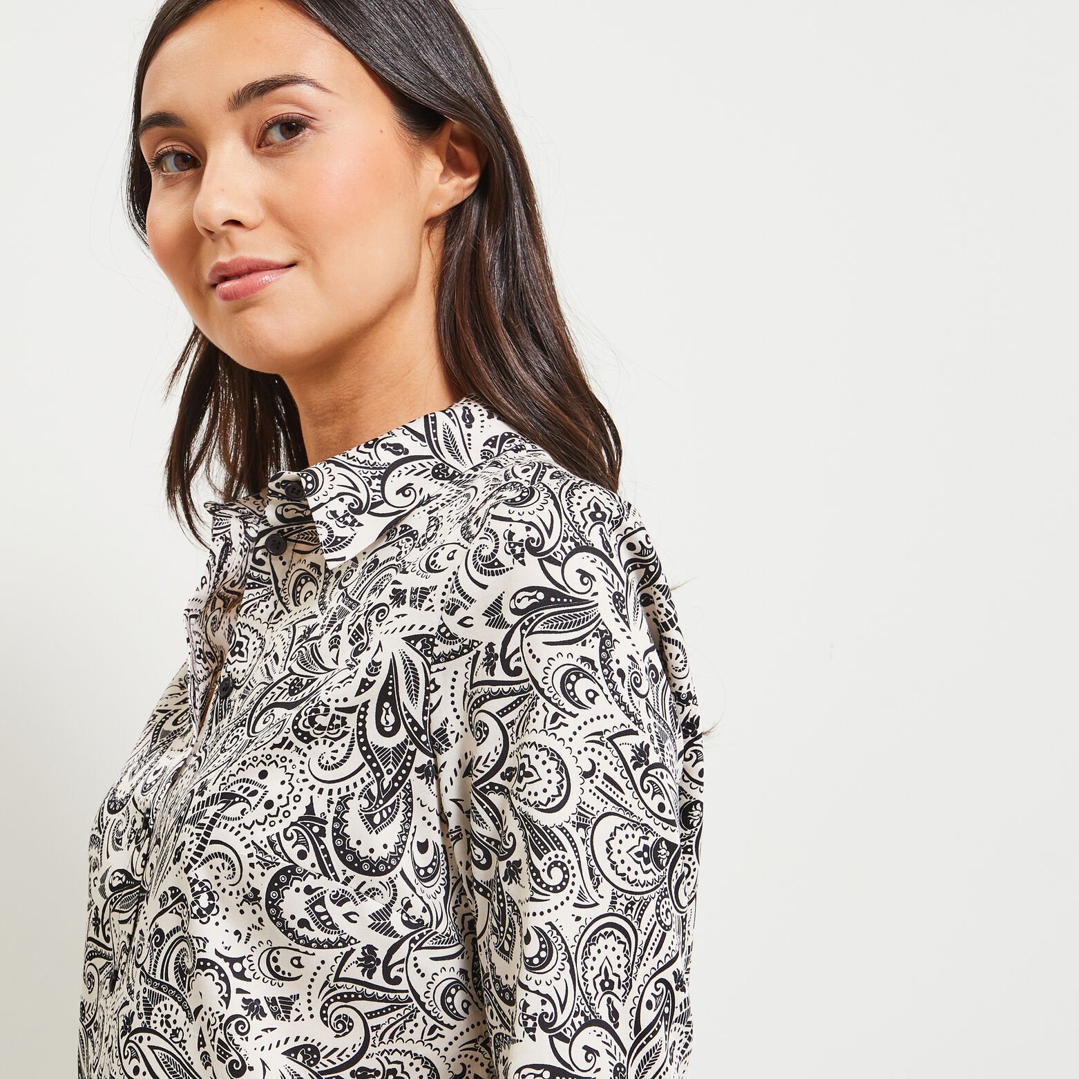 Chemise imprimée femme