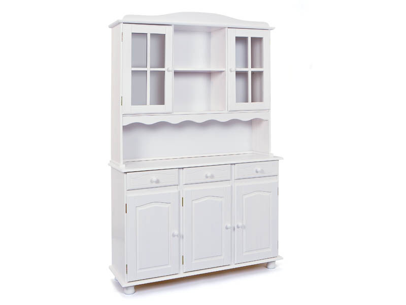 Buffet SIENA - weiß - Massivholz - 198 cm