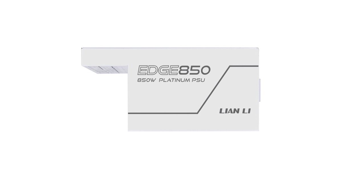 Lian LiEDGE850 modulaire 850 watt voeding   (Wit, 1x 12V-2x6, 3x PCIe)