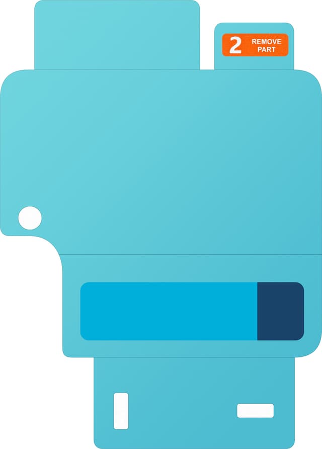 Samsung Galaxy Z Flip6 antirefleksfilm (gennemsigtig)