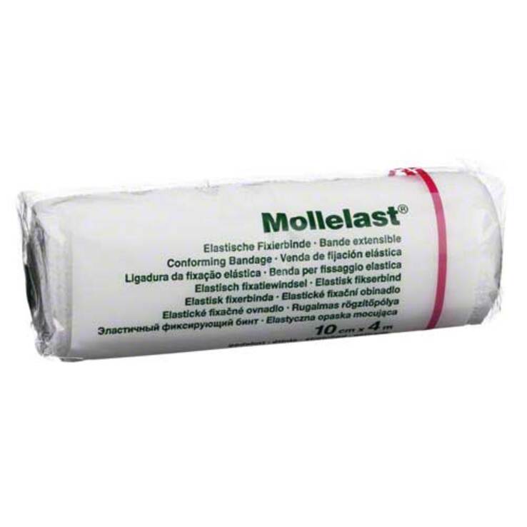 Mollelast 10cmx4m weiß, 1 St