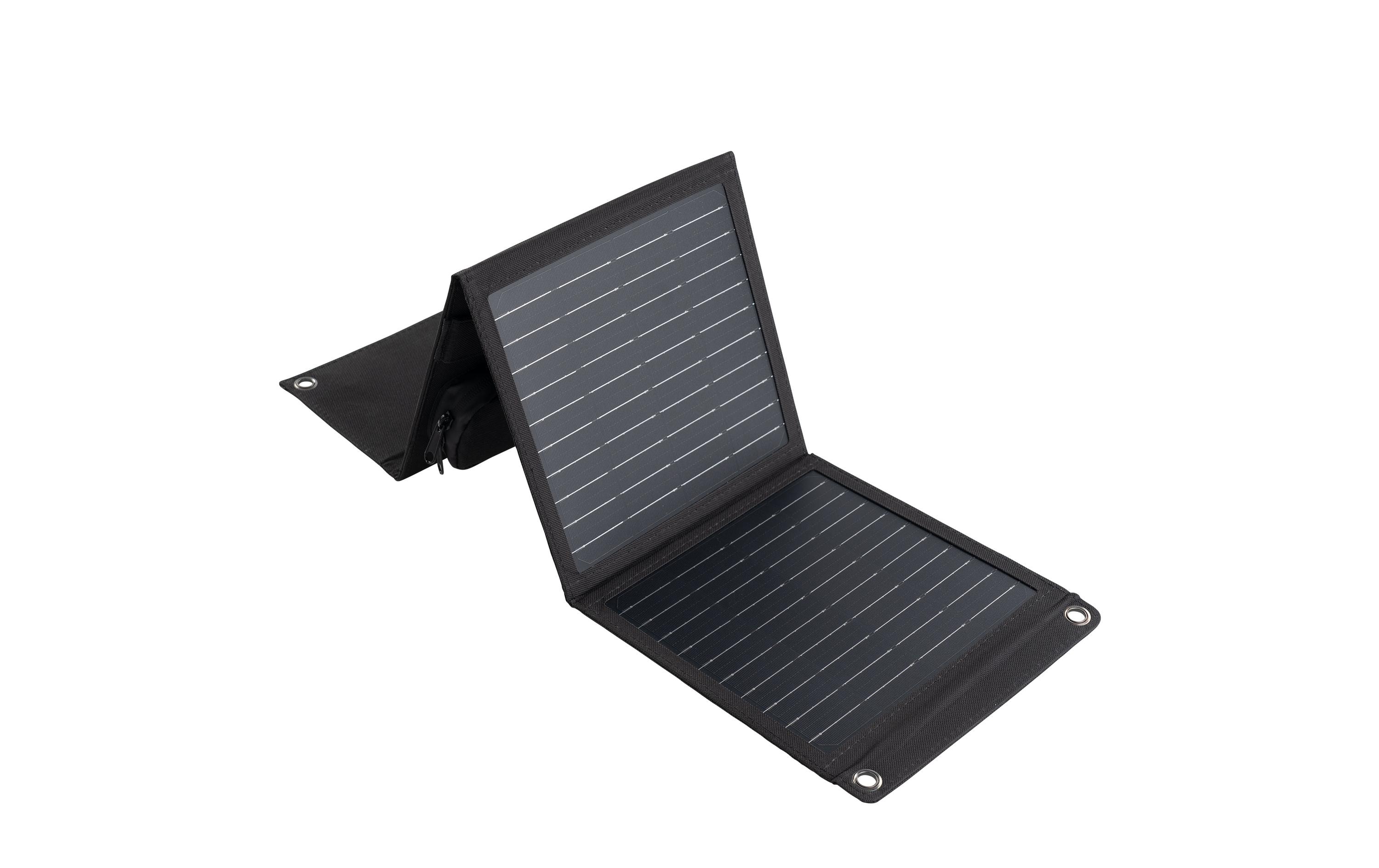 Solarpanel PB-10000 mAh 21W XL mit PowerbankBesonders leistungsstarke Energiequelle optimal für den autarken Einsatz