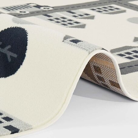 Vloerkleed Kids Town - Creme
