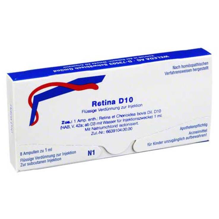 Retina et chorioidea D 10 Ampullen, 8X1 ml