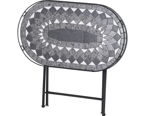 Serveertafel Siena Garden Como 41 x 67,5 x 60 cm zwart