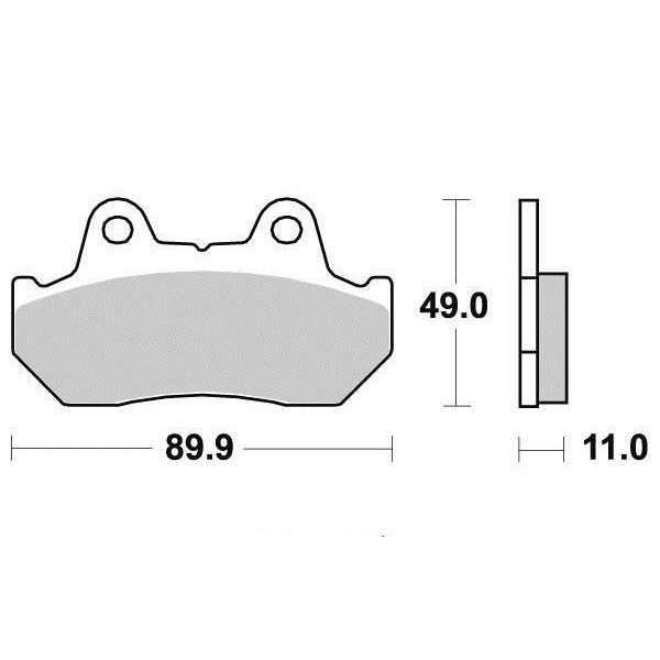 Sifam - Plaquettes de frein S1044AN