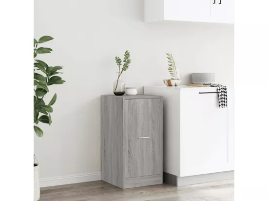 Armoire apothicaire sonoma gris 40x41x77,5 cm bois d'ingénierie