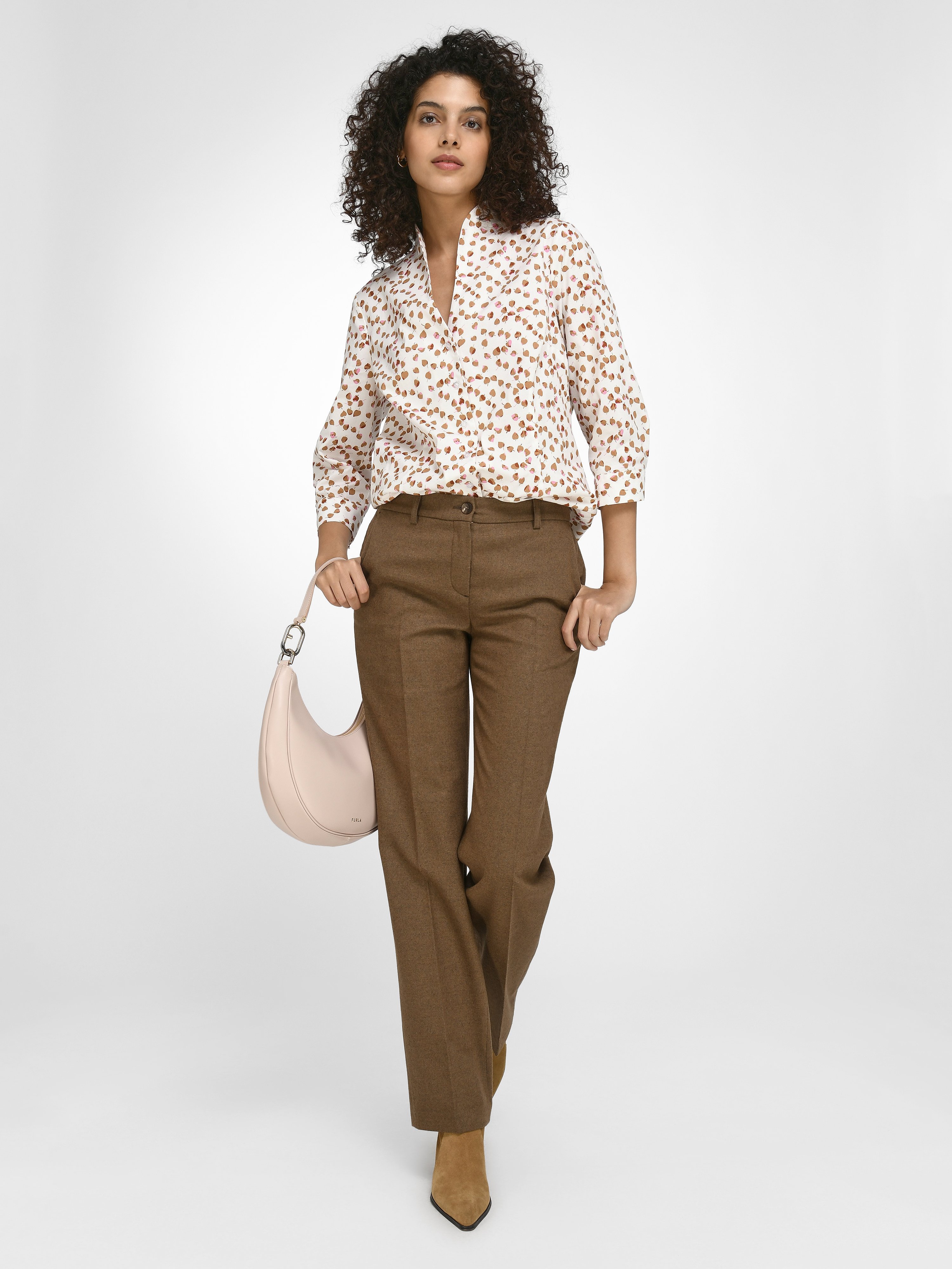 Bluse mit 3/4-Arm
