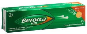 Berocca MED Brausetabletten Orangenaroma, 15 Stück