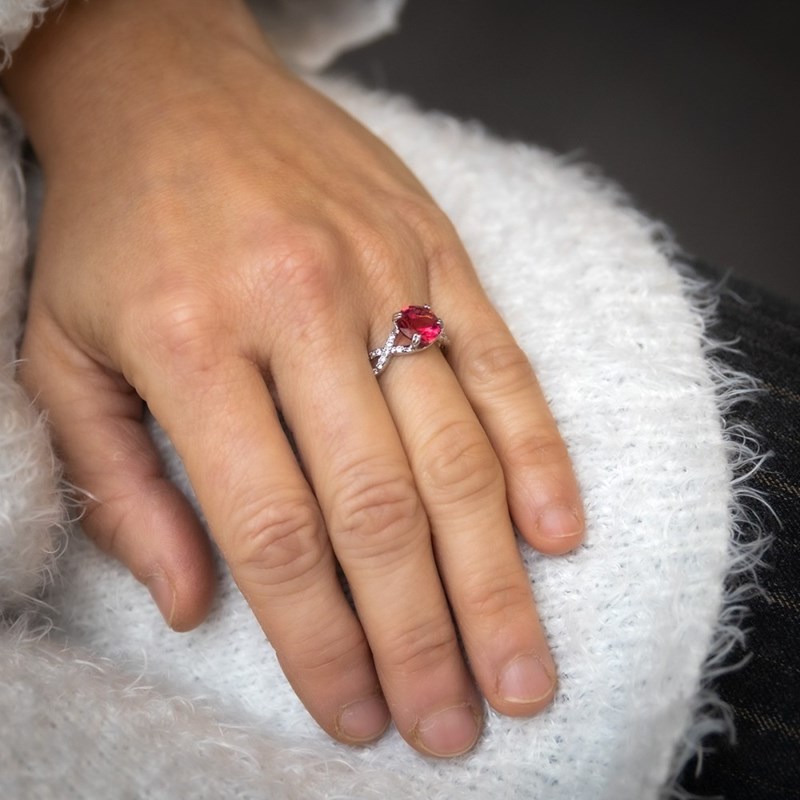 Bague Femme Rhodium CURSA
