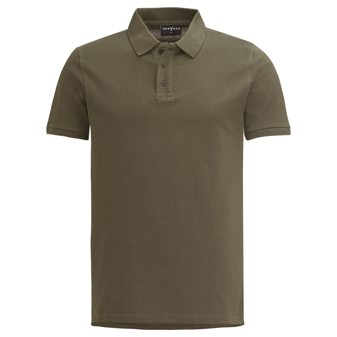 VanVaan Herren Poloshirt in Piqué-Qualität dunkelgrün