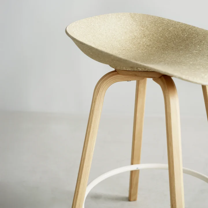 Normann Copenhagen - Mat Barhocker 75 cm, seaweed / cream