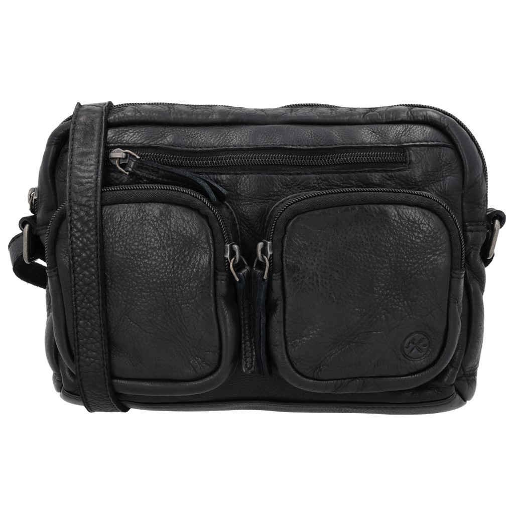Hide & Stitches Paint Rock Schoudertas S Zwart