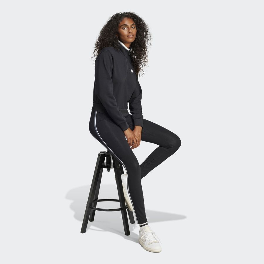 Adidas Veste de survêtement courte molleton à quart de zip Essentials Color Pop