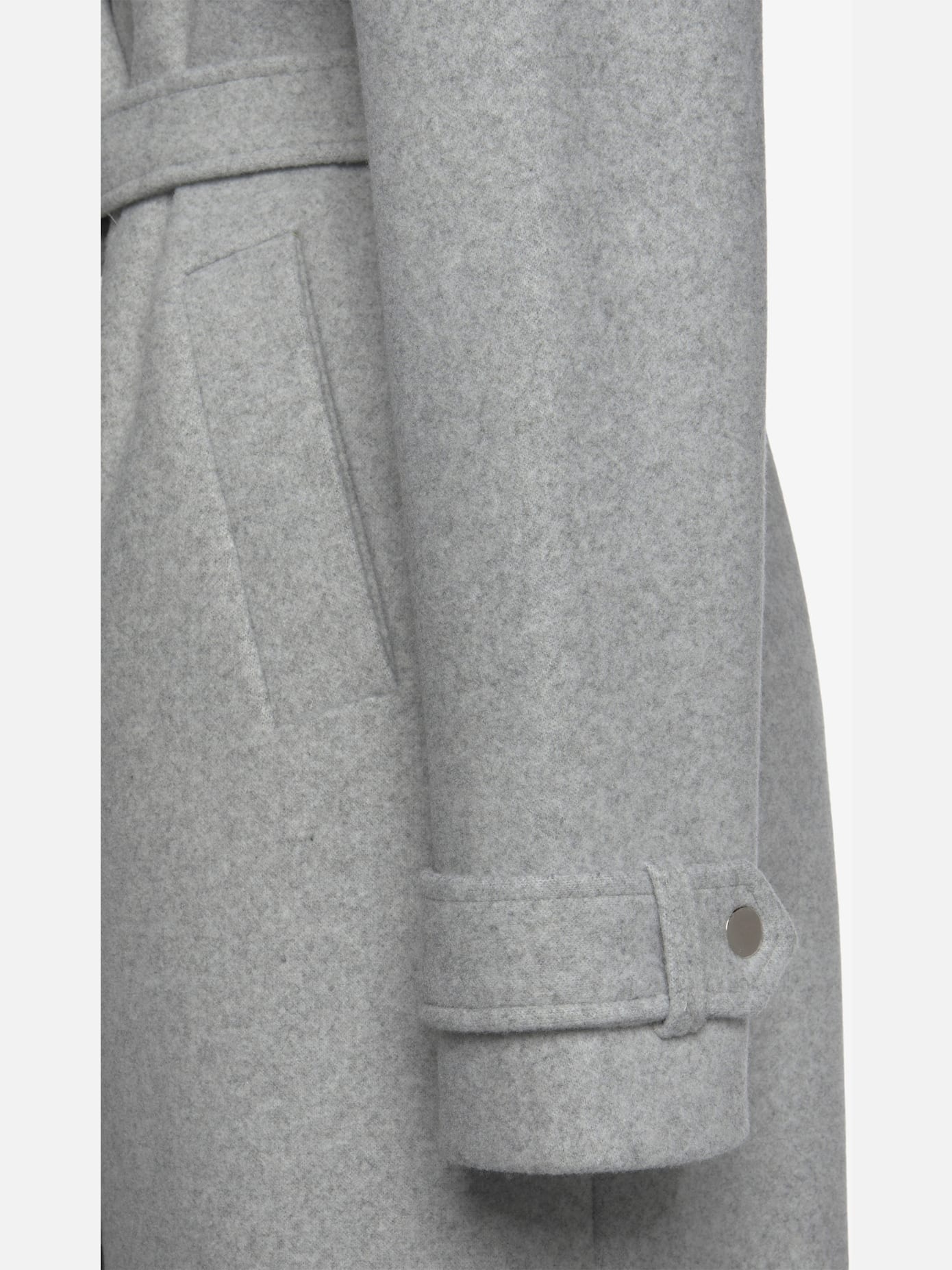 Manteau longueur genou, col à revers