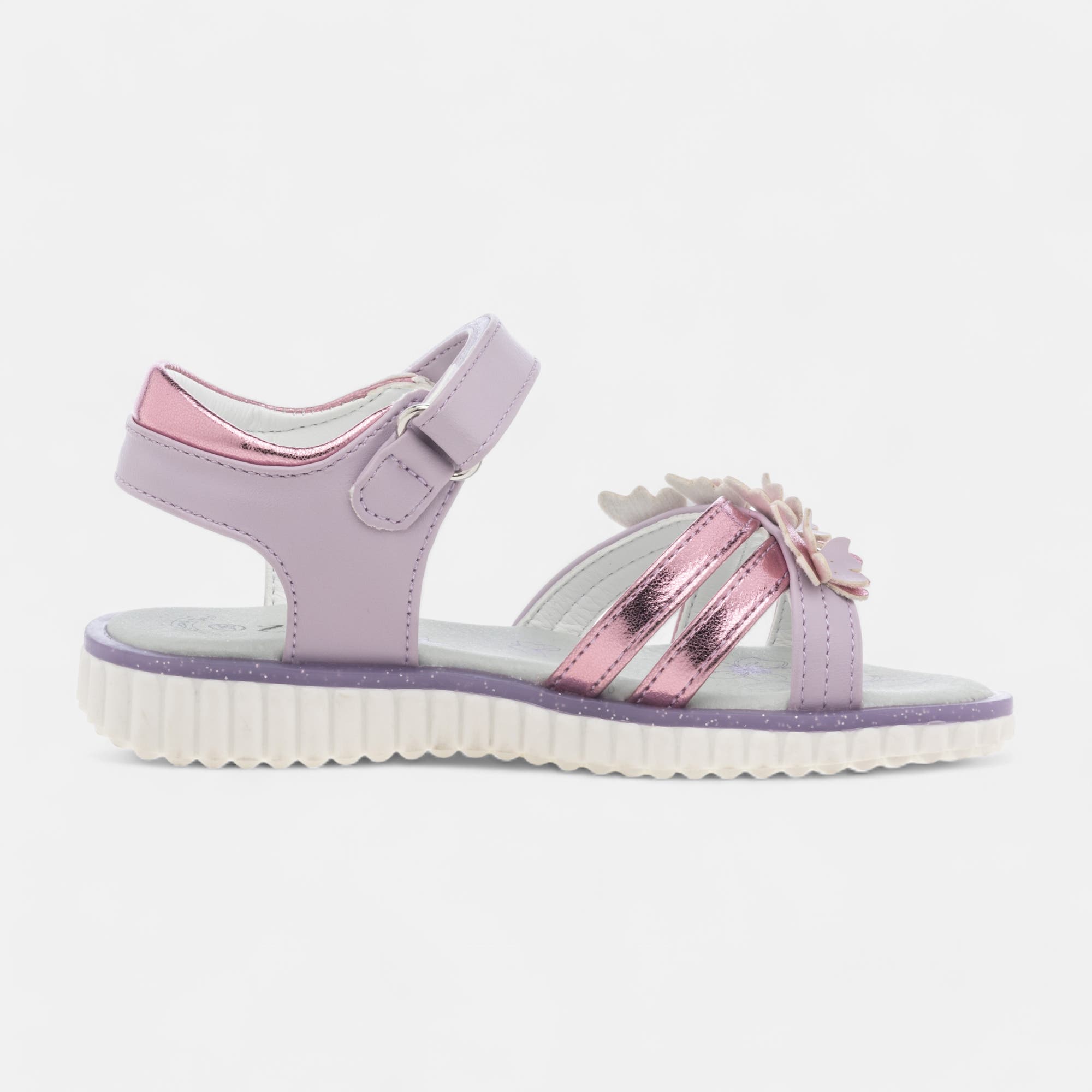 Nu-pieds Fille violet