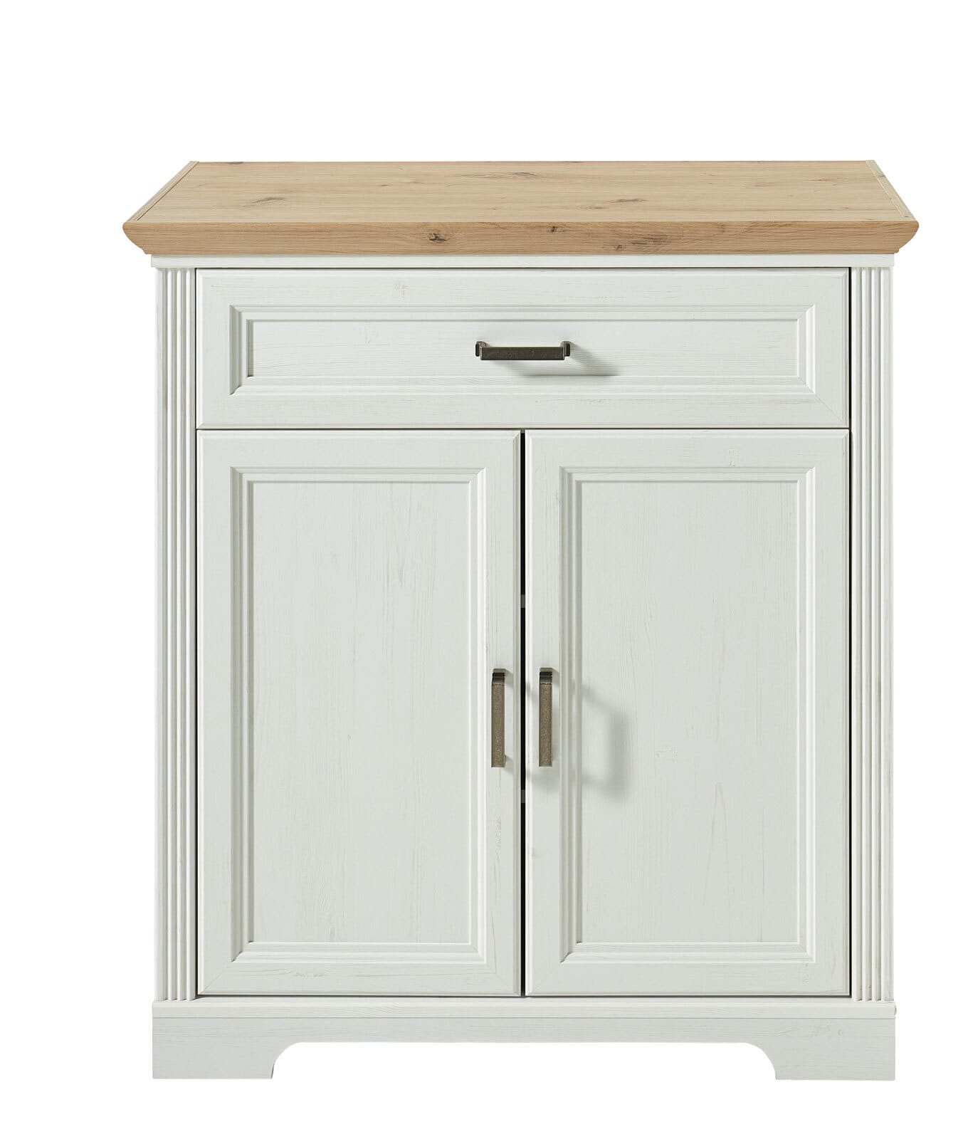 Schuhschrank VITO Jamin, 41 x 93 x 102 cm Holznachbildung weiß
