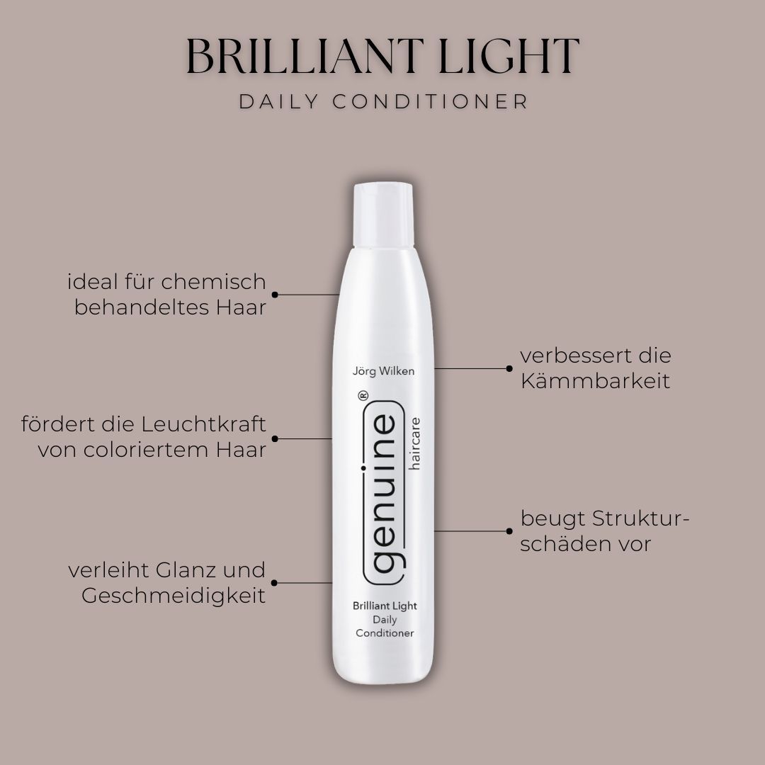 genuine haircare - Brilliant Light Daily Conditioner