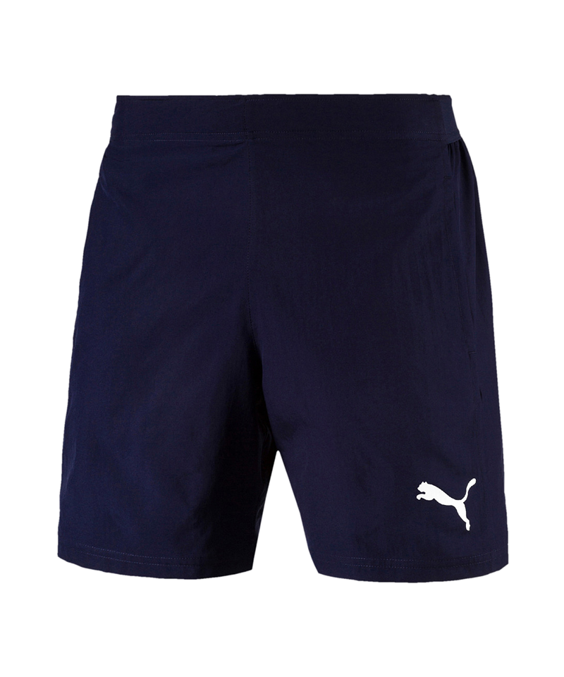 PUMA LIGA Sideline Woven Short Kids Blau Weiss F06