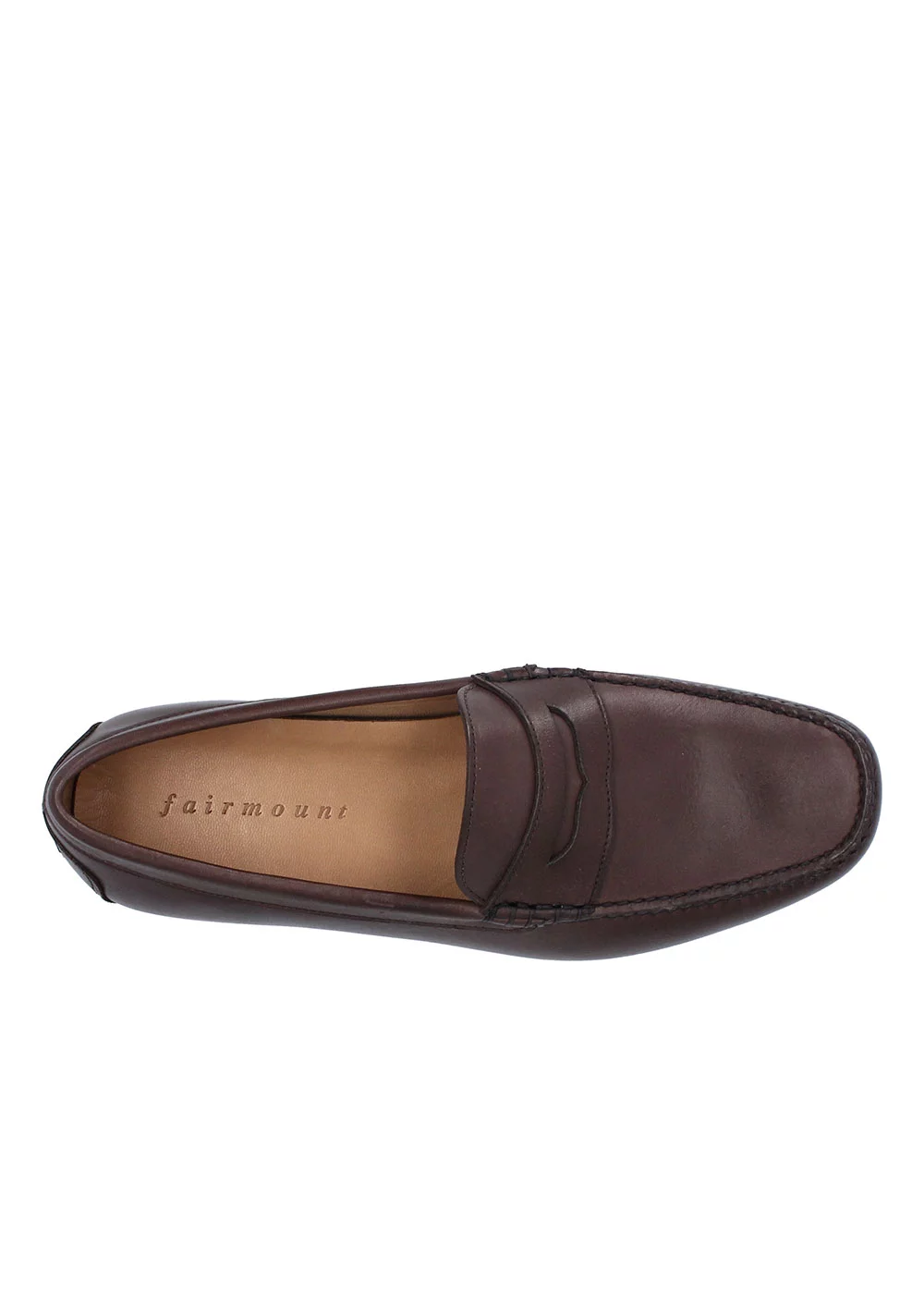 MOCASSIN WD MOC CUIR MARRON