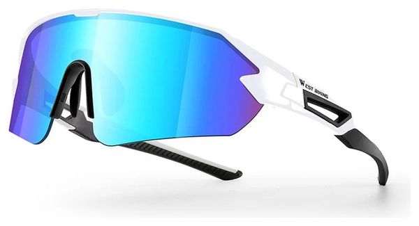 Lunettes de soleil de sport colorées pour cyclisme - noir