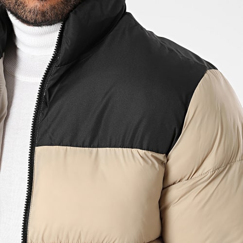 Doudoune Toby Beige Noir