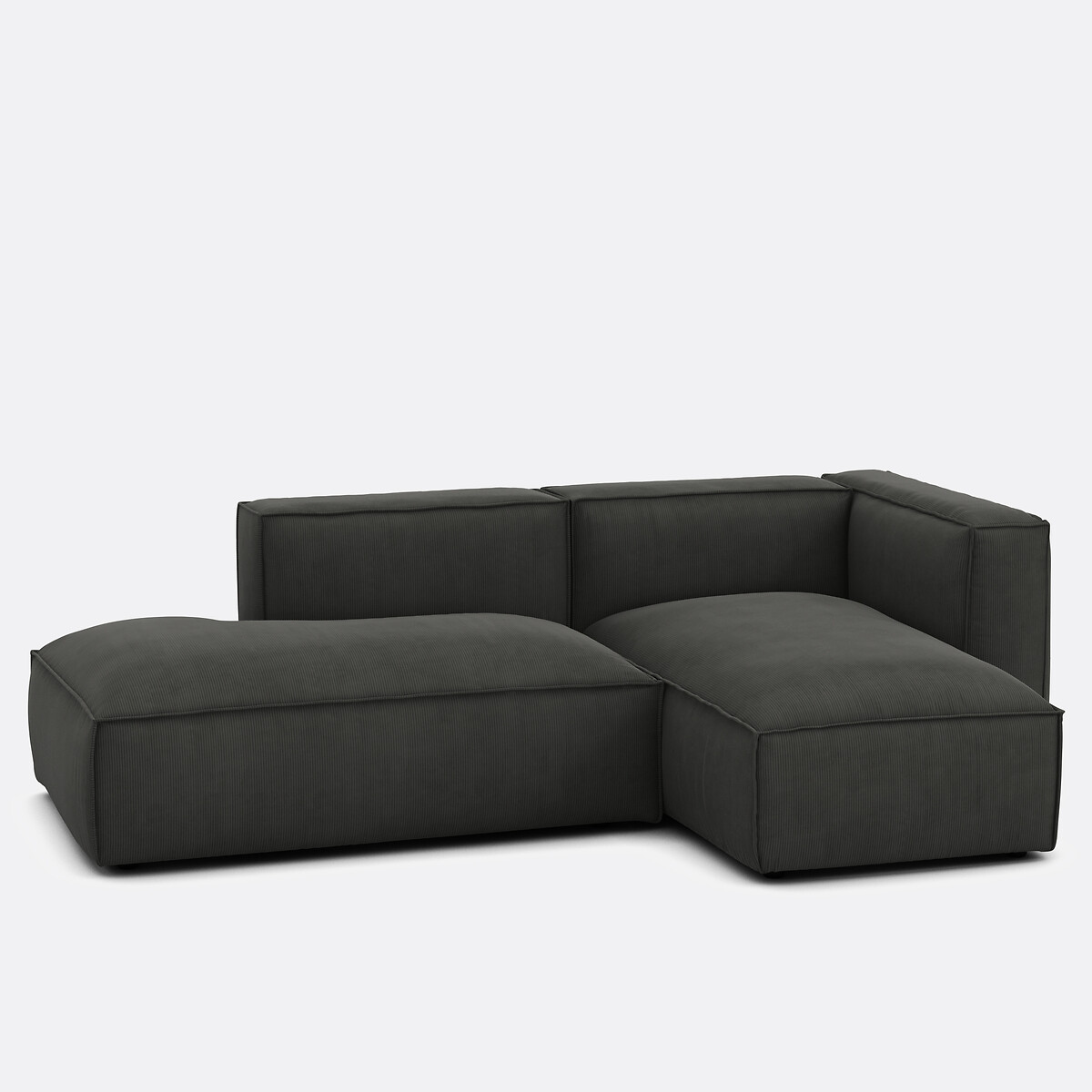 LA REDOUTE INTERIEURS<br>Sofá retangular de veludo cotelê Seven