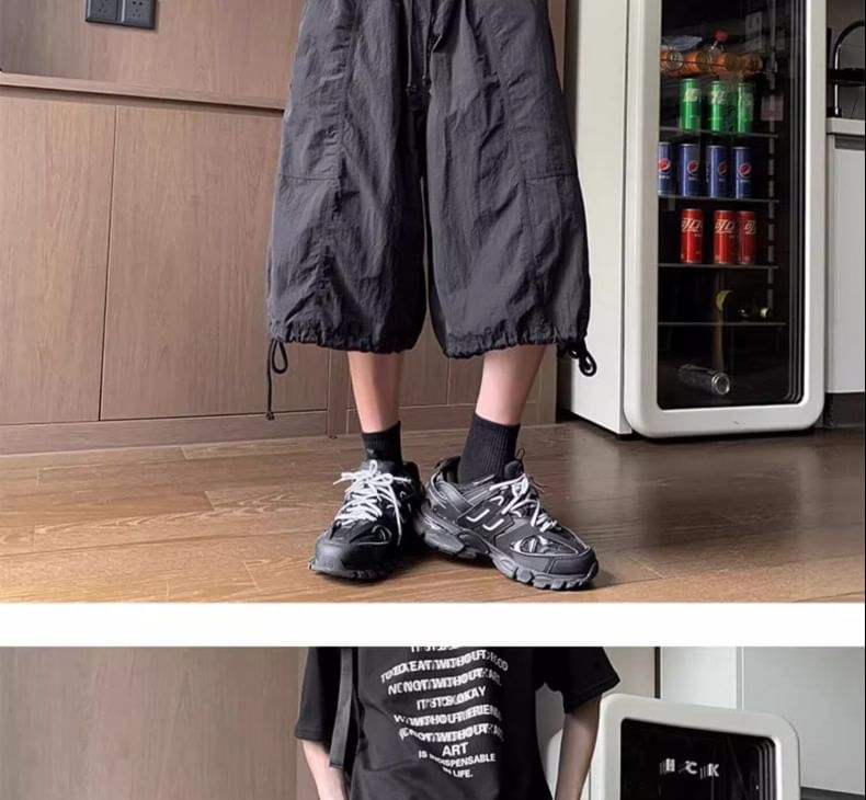 Oakjam - Mid Rise Wide Leg Shorts