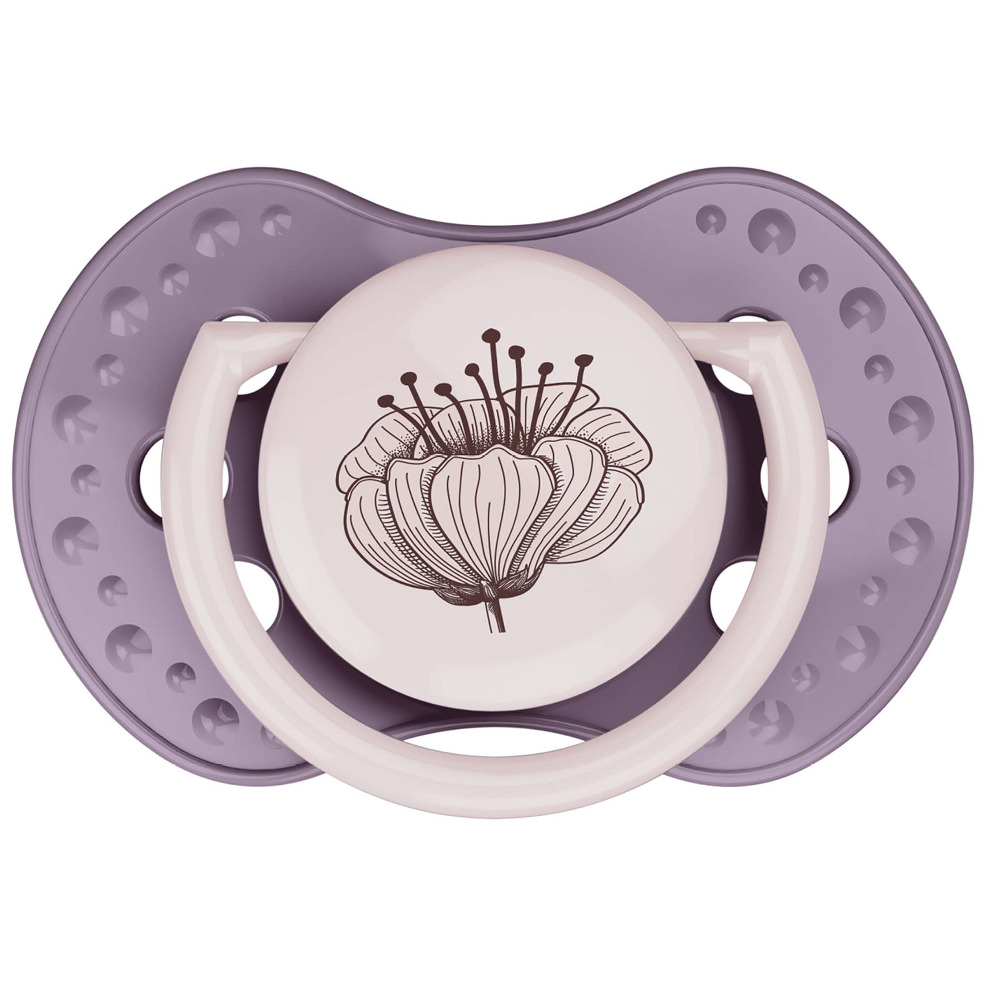 Difrax Lovi Fopspeen 3-6M Harmony roze