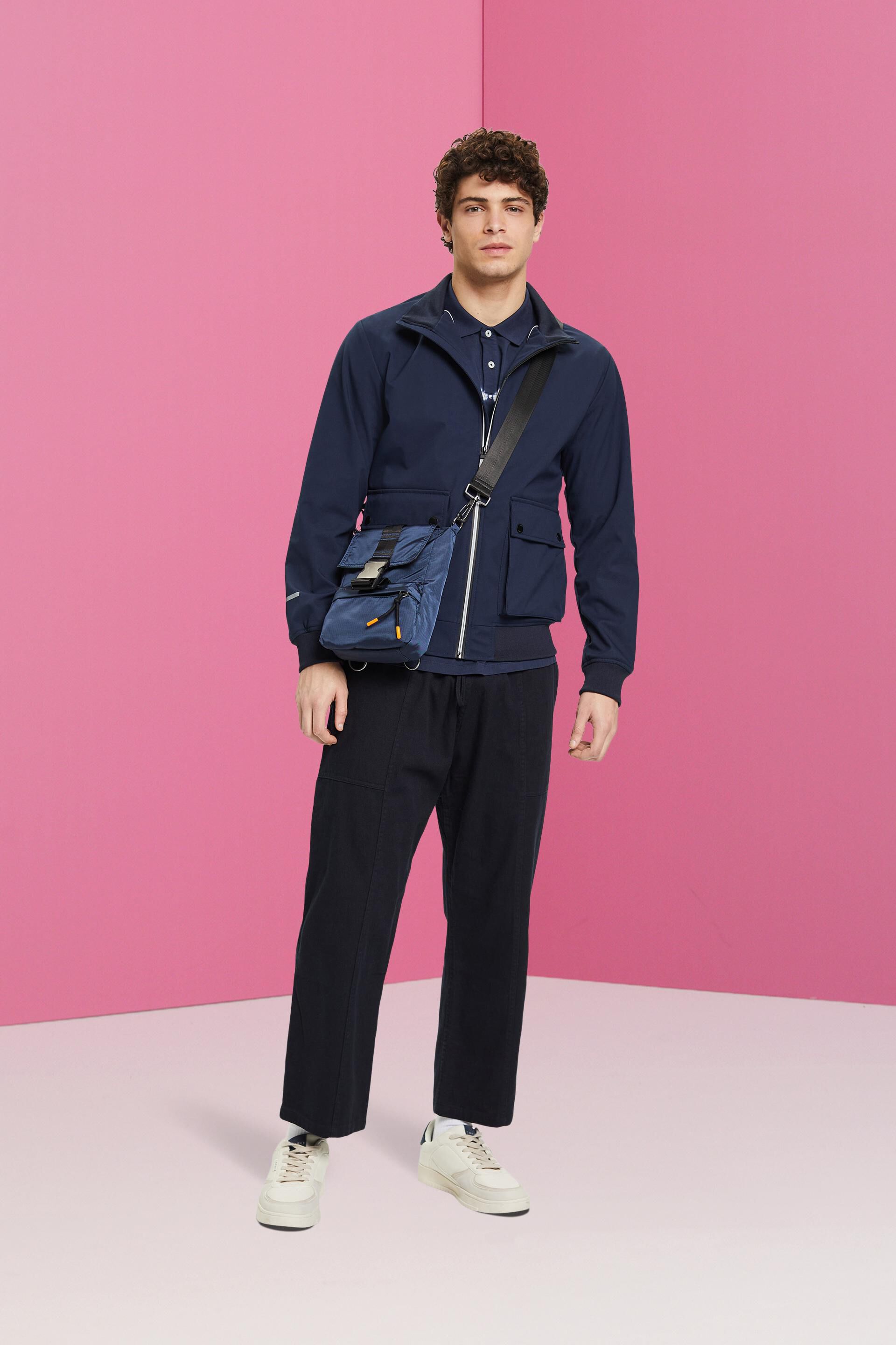 Veste softshell à chevrons