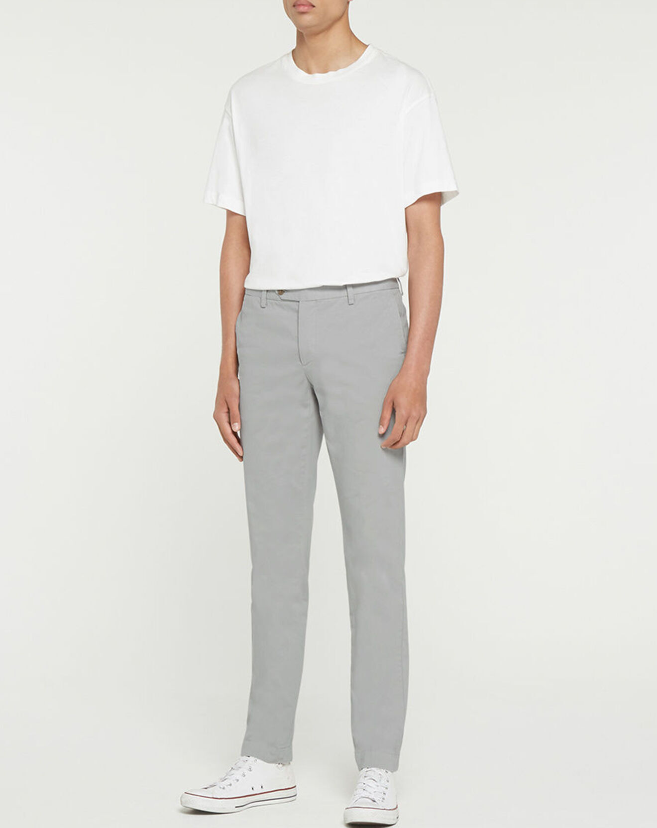 Hackett London Pantalon chino Slim Fit core kensington gris