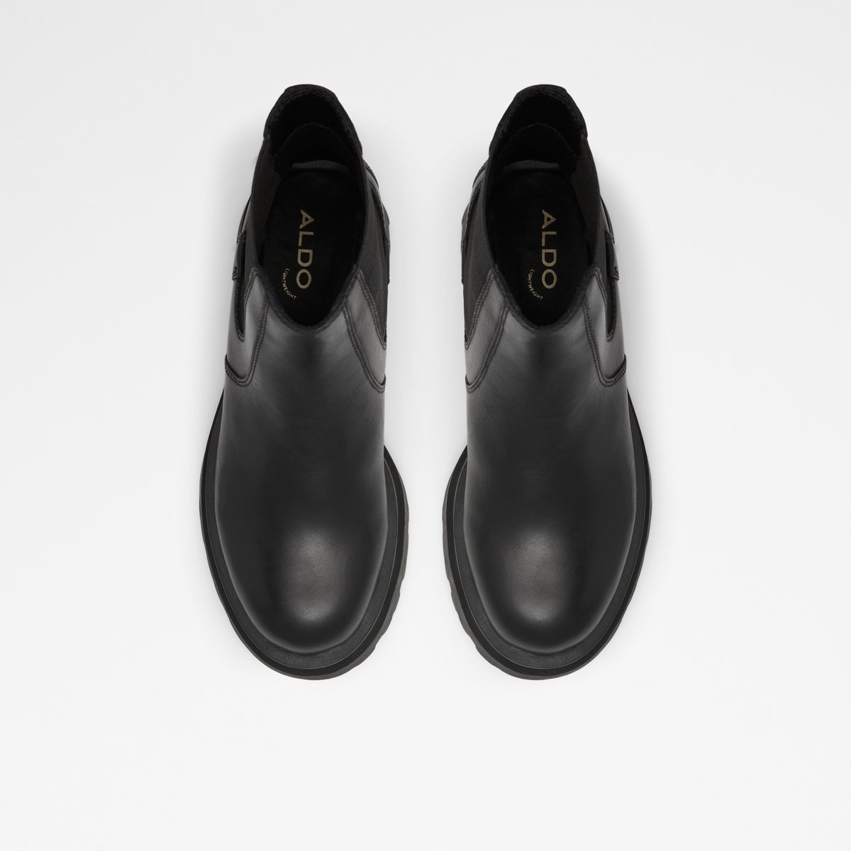 Stompd Black Leather Smooth Women Casual boots