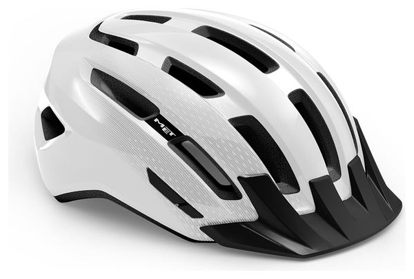 Casque Met Downtown Blanc Brillant