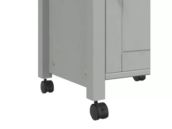 Chariot de cuisine MONZA 48x40x90 cm bois massif de pin