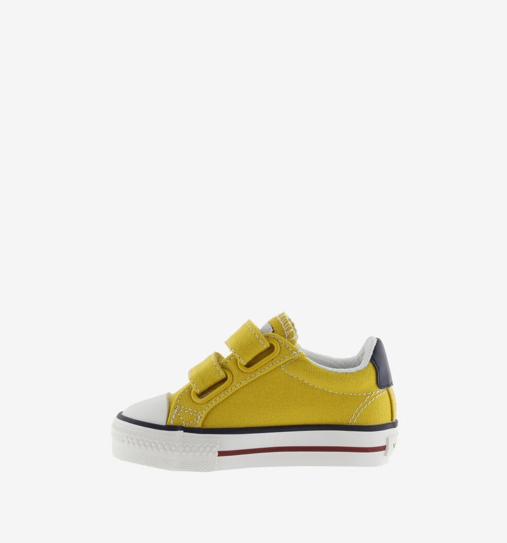 TRIBU SNEAKER TOILE Baskets sport en toile pour enfant logo MOSTAZA
